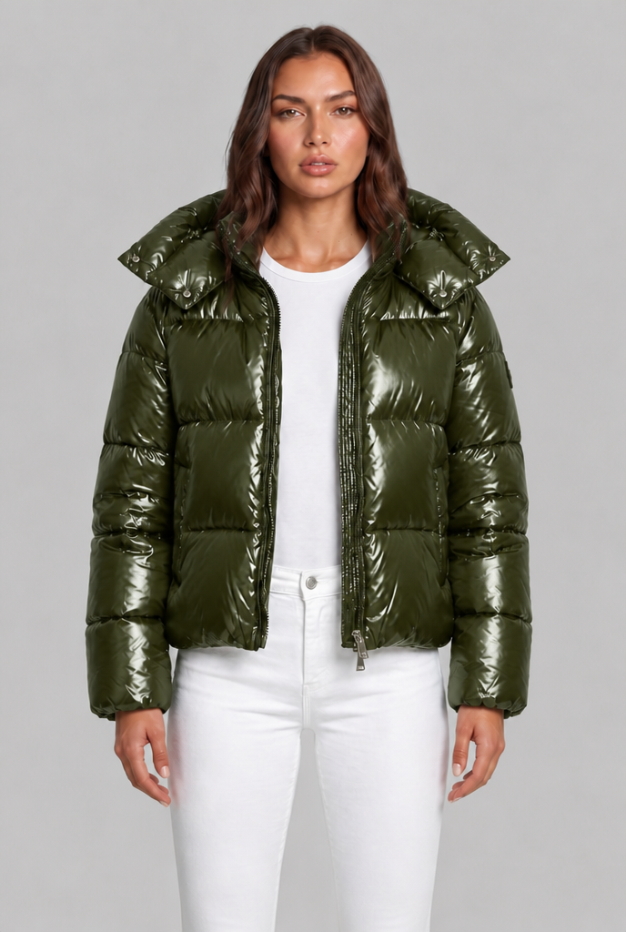 Hooded Puffer Coat Audrey Calvero