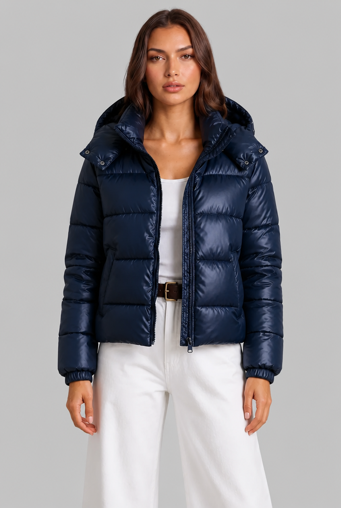 Hooded Puffer Jacket Audrey Calvero
