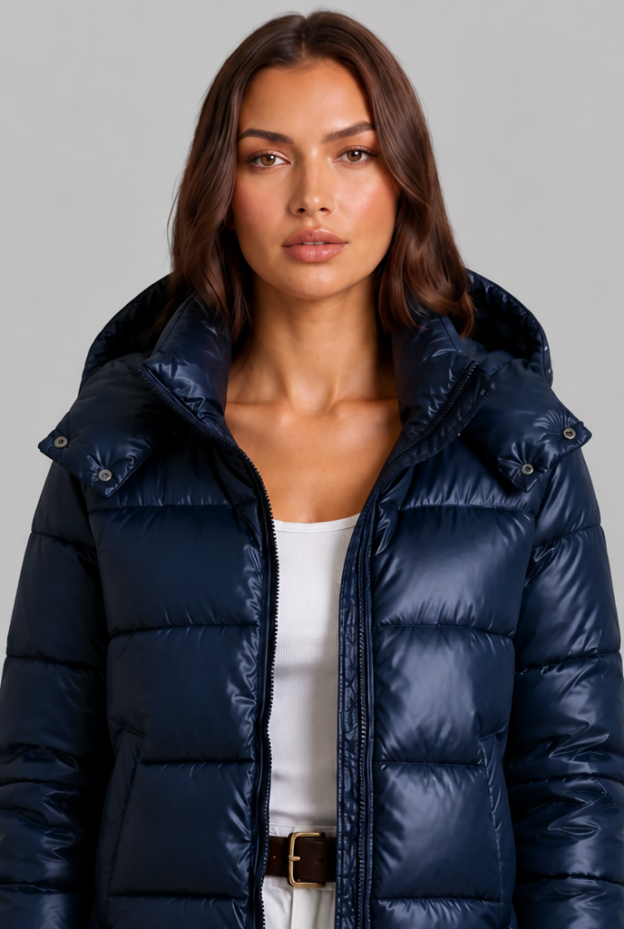 Hooded Puffer Jacket Audrey Calvero