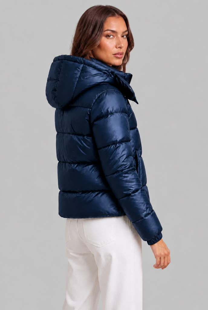 Hooded Puffer Jacket Audrey Calvero