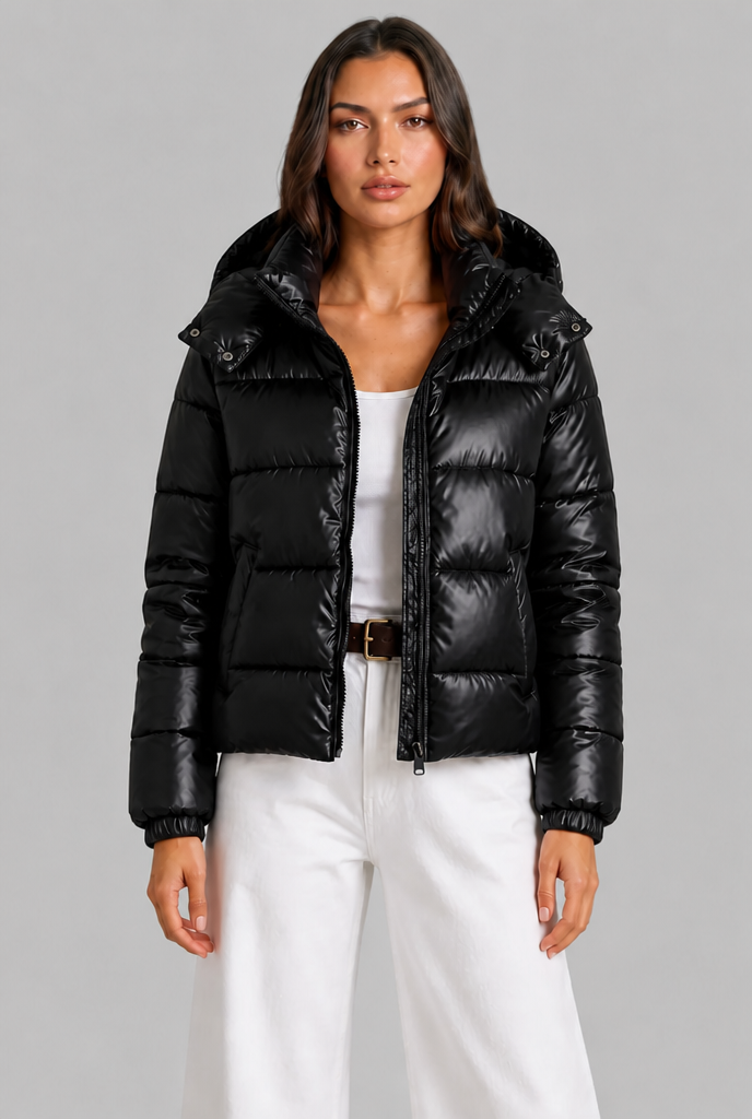 Hooded Puffer Jacket Audrey Calvero