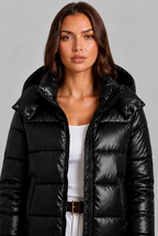 Hooded Puffer Jacket Audrey Calvero