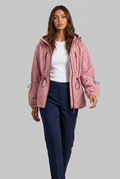 Gingham Windbreaker Jacket Audrey Calvero