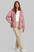 Gingham Windbreaker Jacket Audrey Calvero