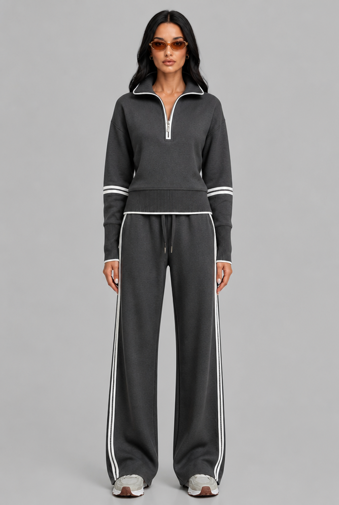 Half Zip Lounge Co-Ord Set Audrey Calvero