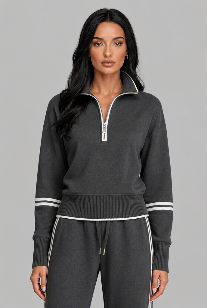 Half Zip Lounge Co-Ord Set Audrey Calvero