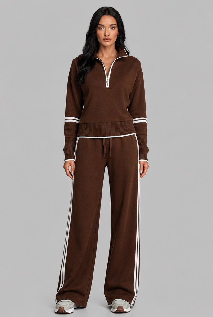 Half Zip Lounge Co-Ord Set Audrey Calvero