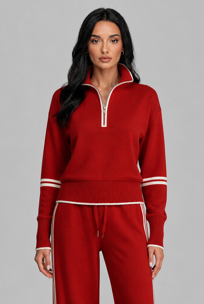 Half Zip Lounge Co-Ord Set Audrey Calvero
