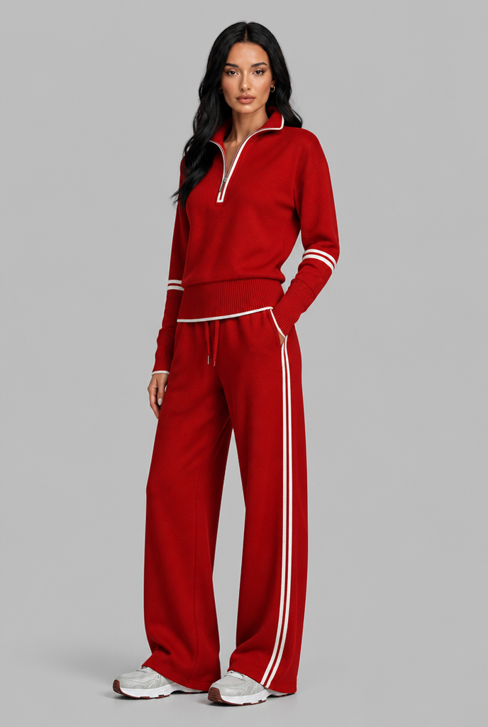 Half Zip Lounge Co-Ord Set Audrey Calvero