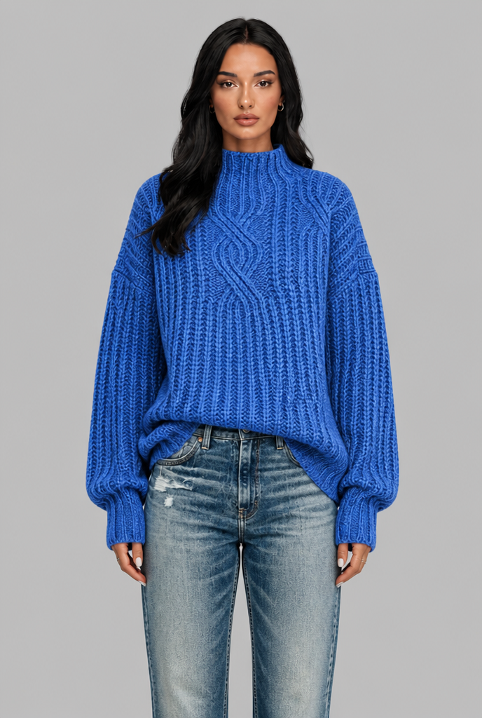 Chunky Cable Knit Jumper Audrey Calvero