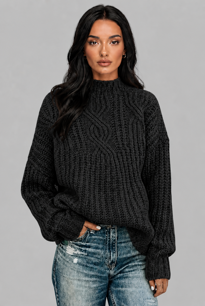Chunky Cable Knit Jumper Audrey Calvero