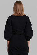 Puff Sleeve Top & Wide Leg Trousers Set Audrey Calvero