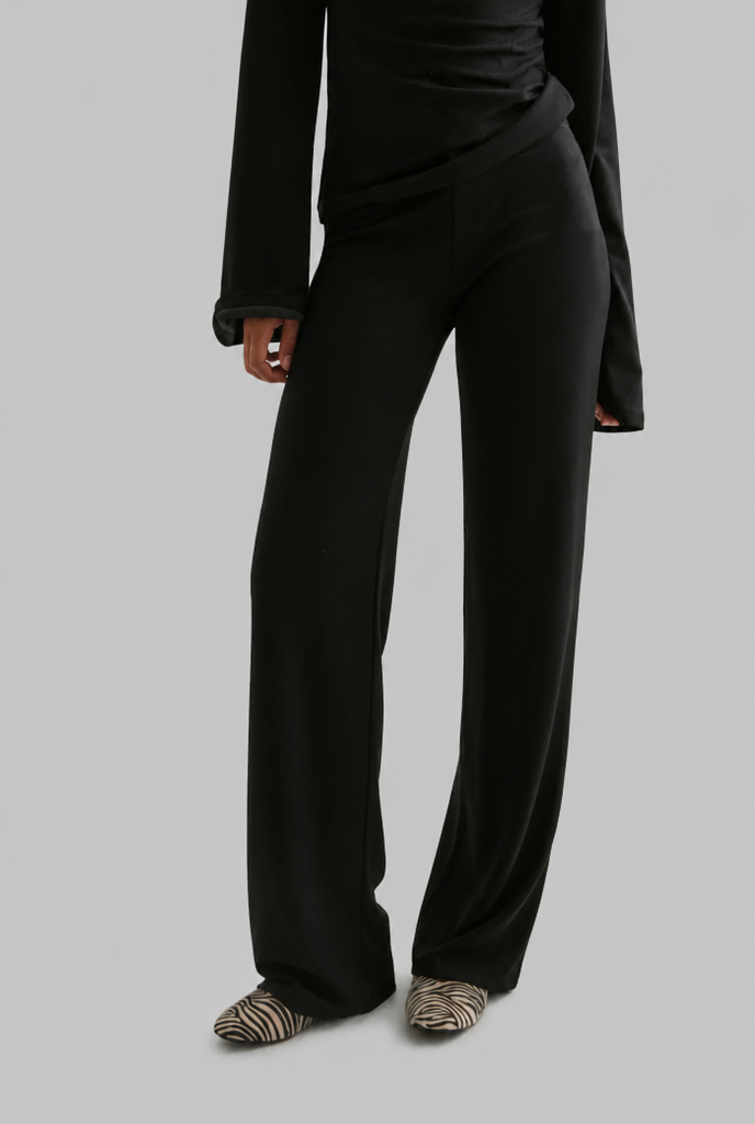Flared Sleeve Top & Wide Leg Trousers Co-Ord Set Audrey Calvero