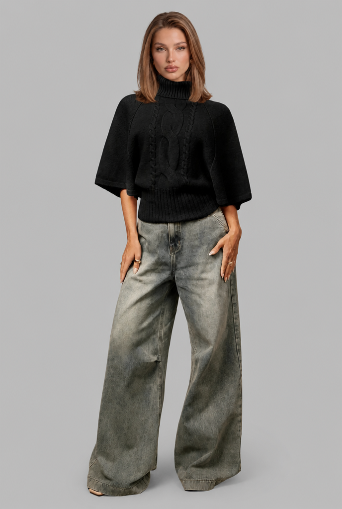 Turtleneck Jumper Audrey Calvero