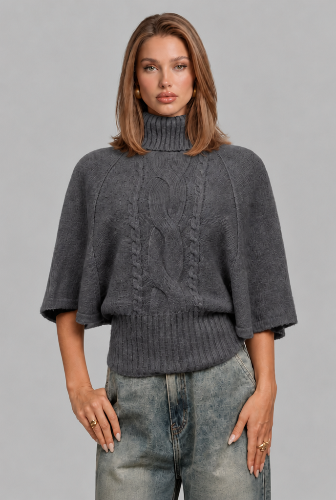 Turtleneck Jumper Audrey Calvero