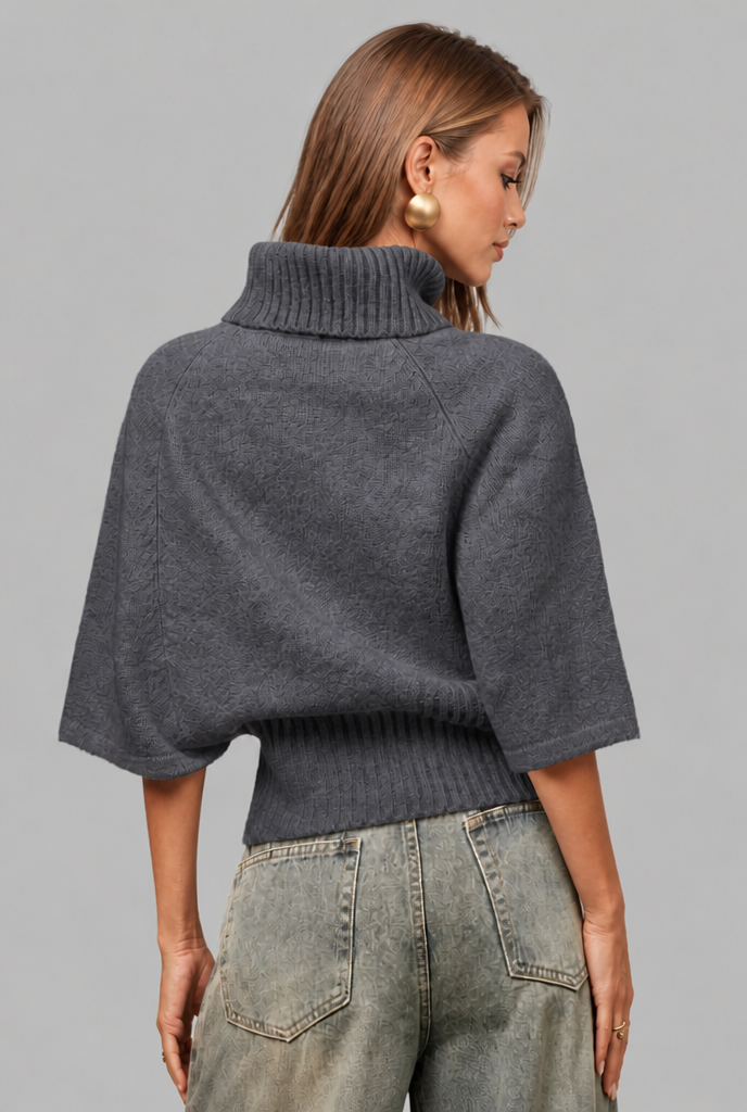 Turtleneck Jumper Audrey Calvero