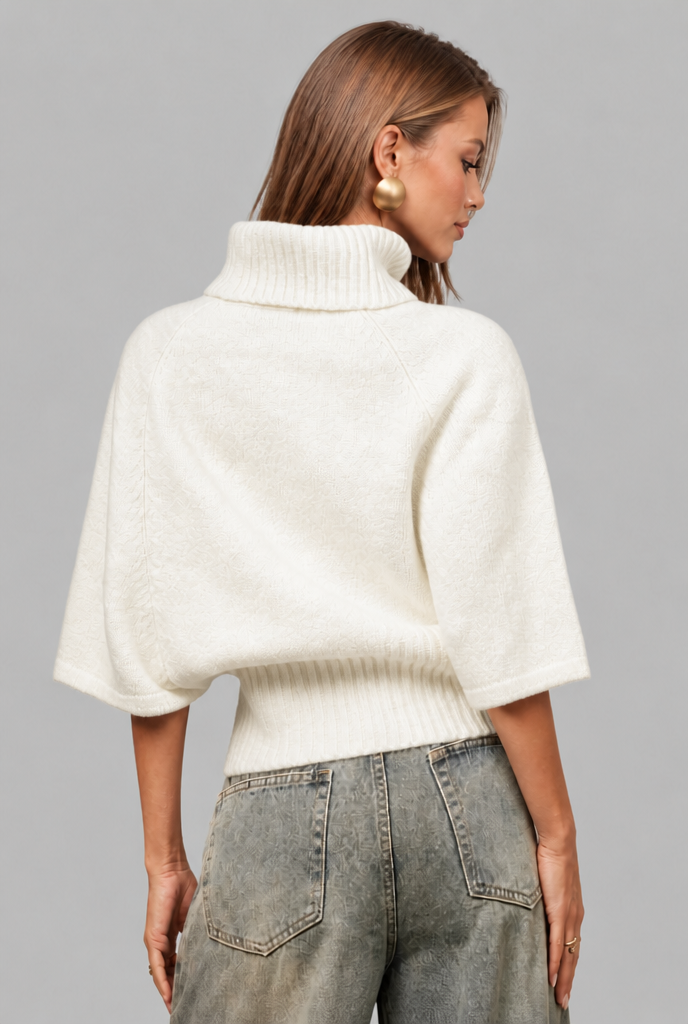 Turtleneck Jumper Audrey Calvero