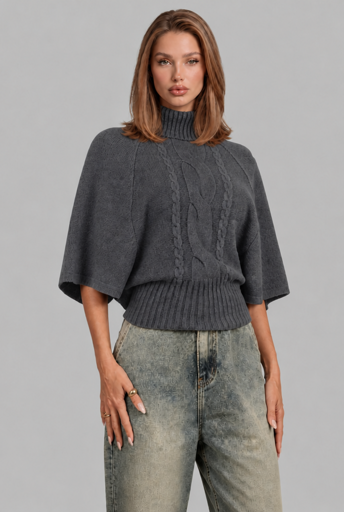 Turtleneck Jumper Audrey Calvero