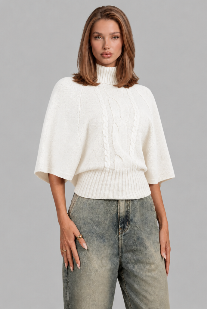 Turtleneck Jumper Audrey Calvero