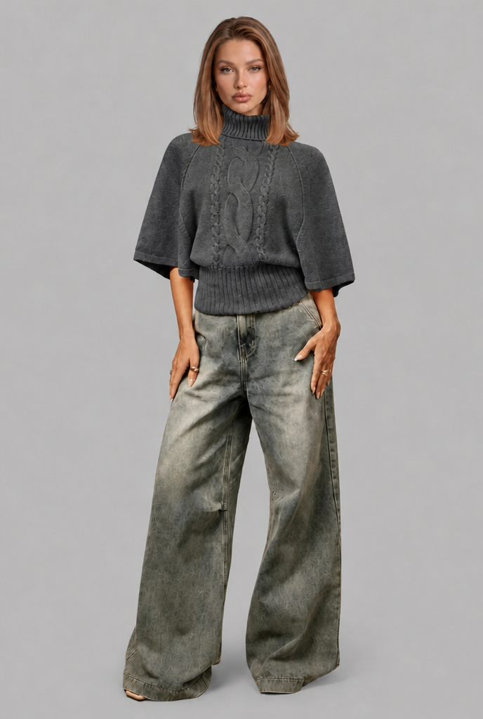Turtleneck Jumper Audrey Calvero