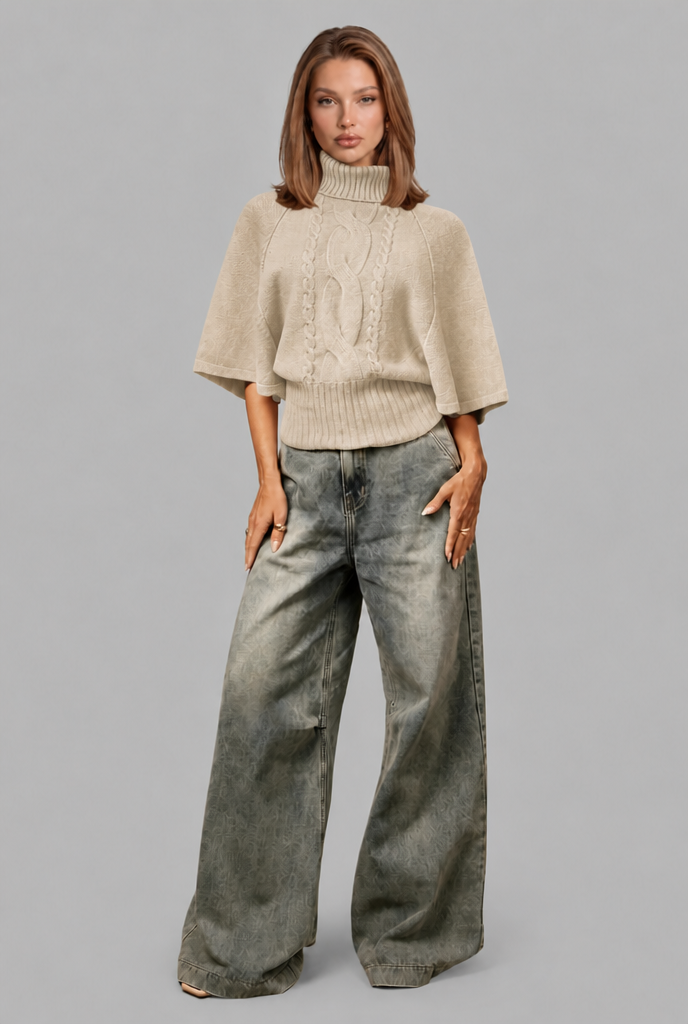 Turtleneck Jumper Audrey Calvero
