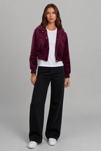 Isla Suede Bomber Jacket Audrey Calvero