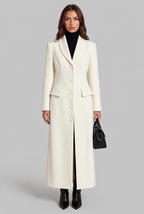 Longline Fitted Coat Audrey Calvero