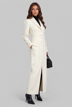 Longline Fitted Coat Audrey Calvero
