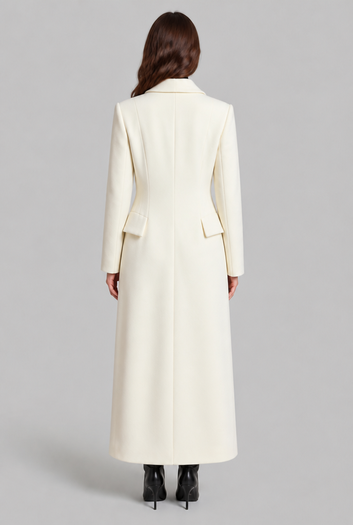 Longline Fitted Coat Audrey Calvero