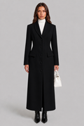 Longline Fitted Coat Audrey Calvero