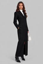 Longline Fitted Coat Audrey Calvero