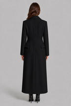 Longline Fitted Coat Audrey Calvero