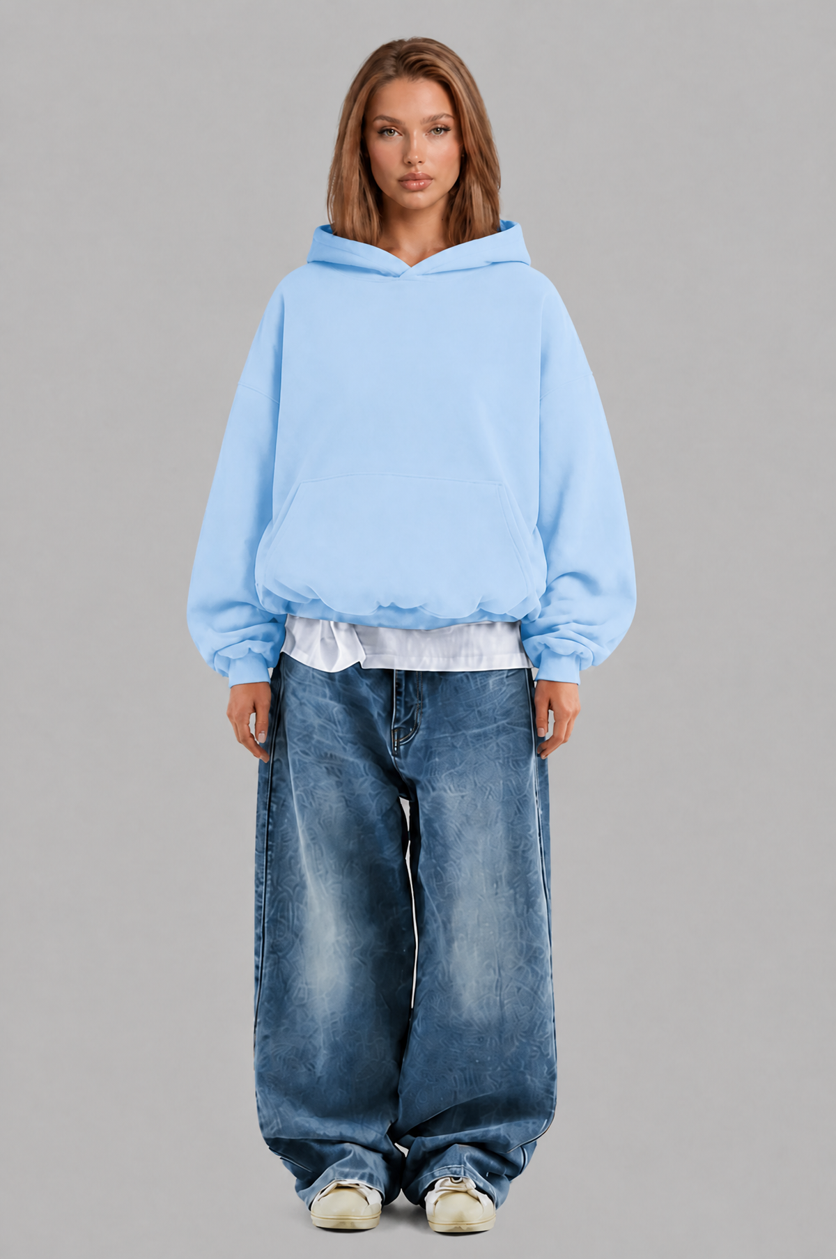Oversized Pullover Hoodie Audrey Calvero