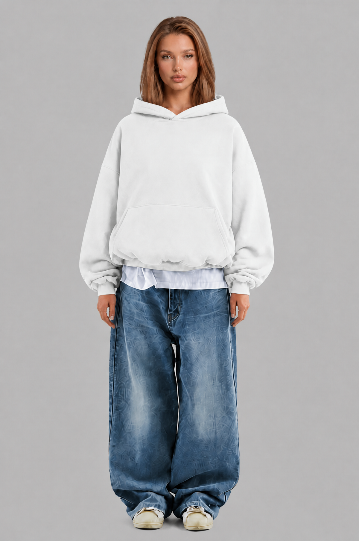Oversized Pullover Hoodie Audrey Calvero