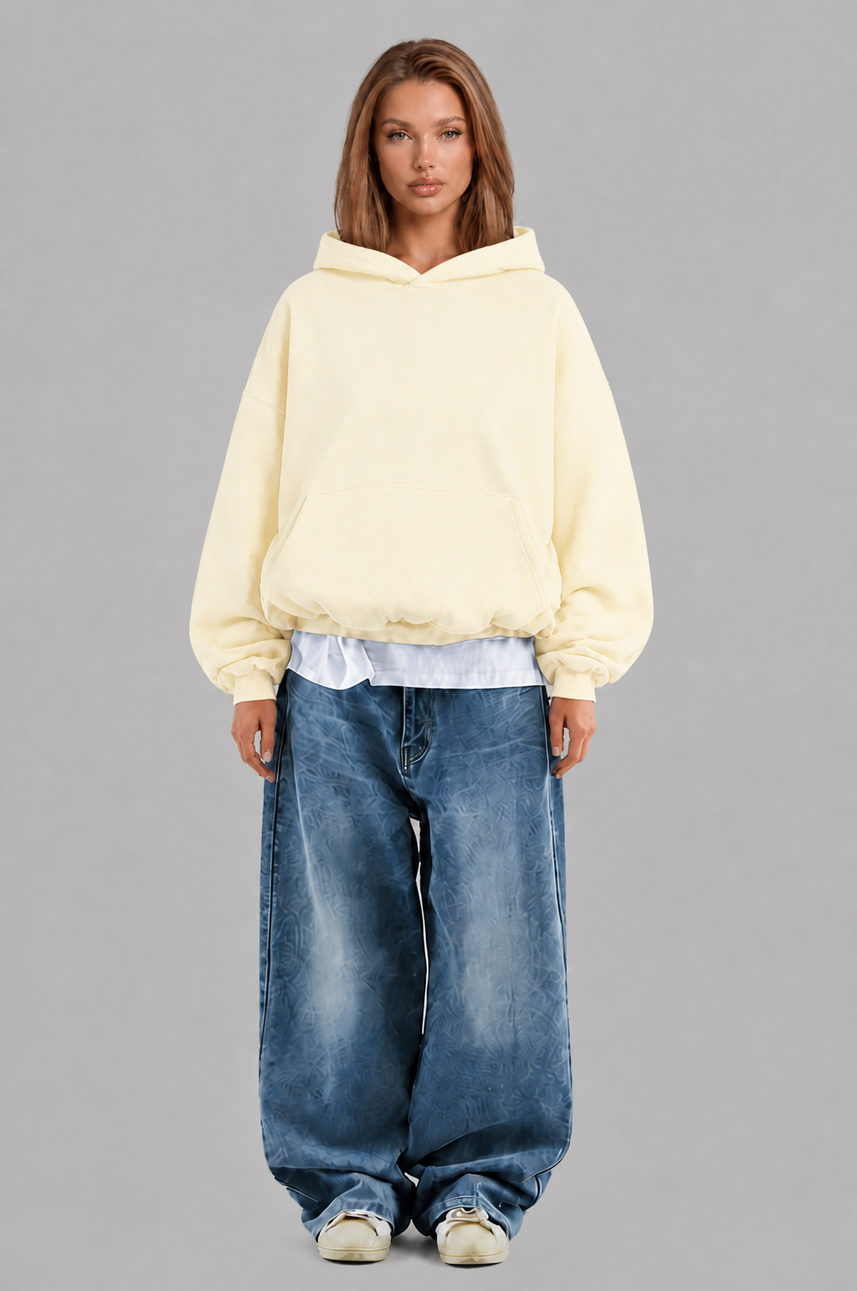 Oversized Pullover Hoodie Audrey Calvero