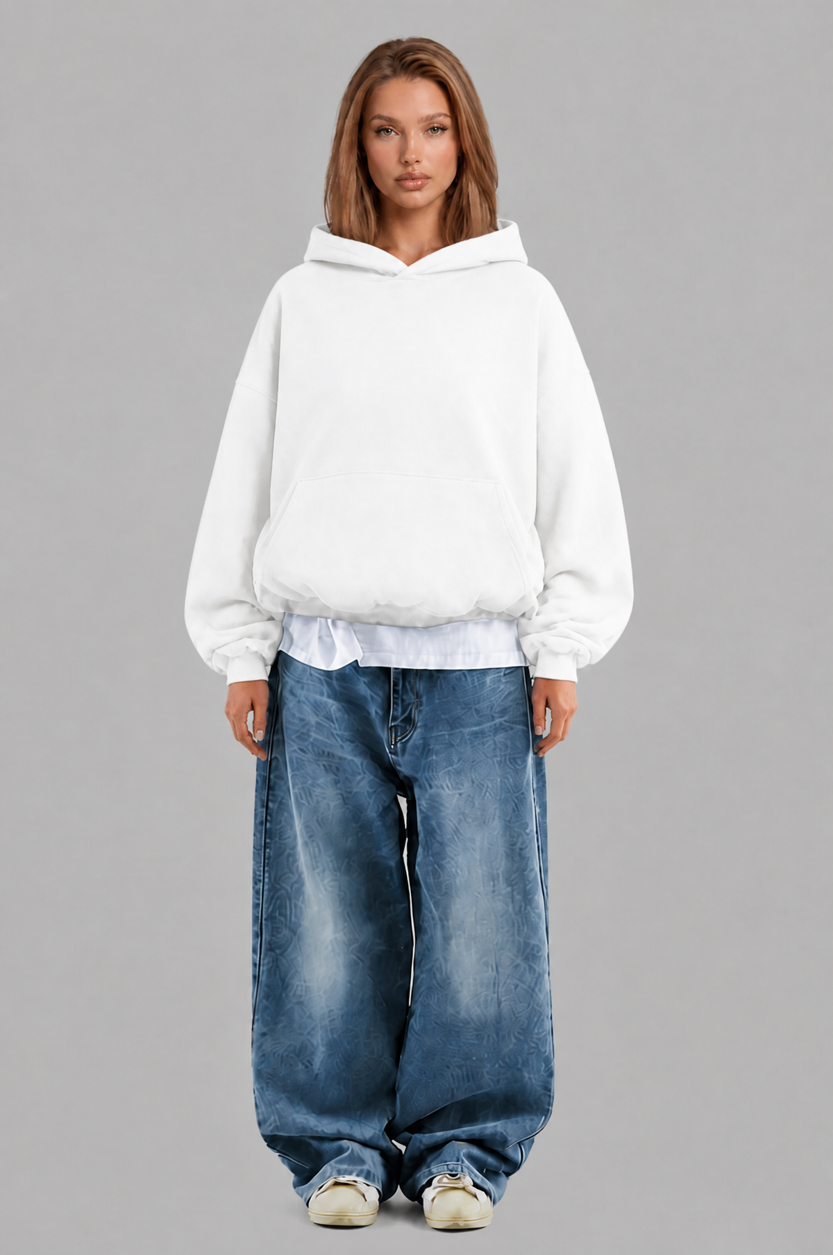 Oversized Pullover Hoodie Audrey Calvero