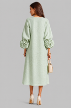 Rose Cuff Midi Dress Audrey Calvero
