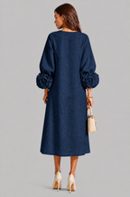 Rose Cuff Midi Dress Audrey Calvero