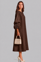 Rose Cuff Midi Dress Audrey Calvero