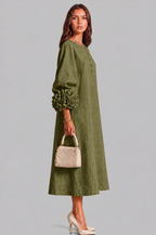 Rose Cuff Midi Dress Audrey Calvero