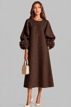 Rose Cuff Midi Dress Audrey Calvero