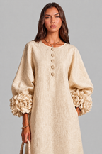 Rose Cuff Midi Dress Audrey Calvero
