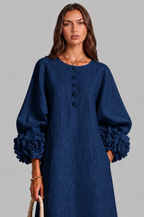 Rose Cuff Midi Dress Audrey Calvero