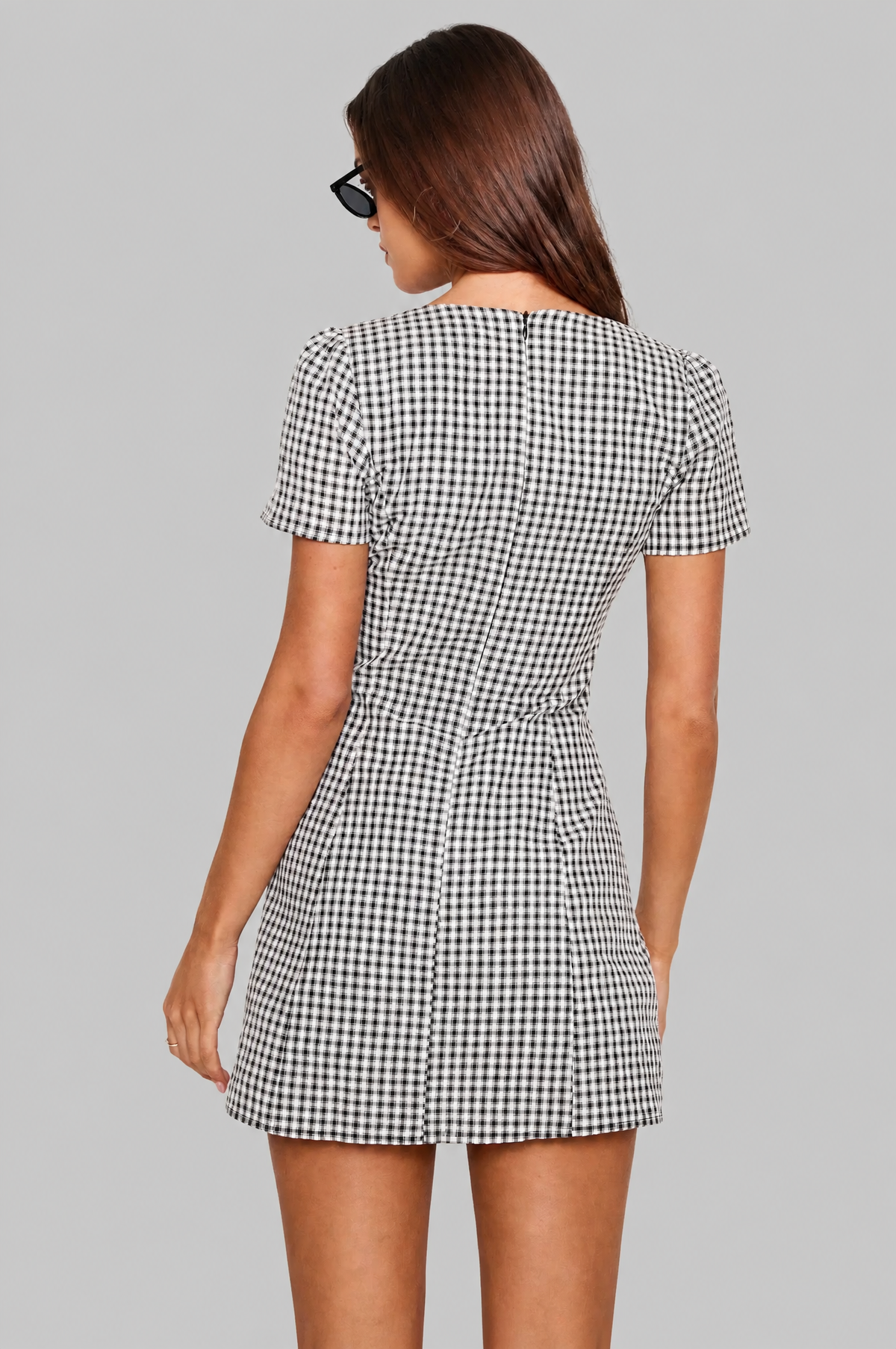 Gingham Mini Dress Audrey Calvero