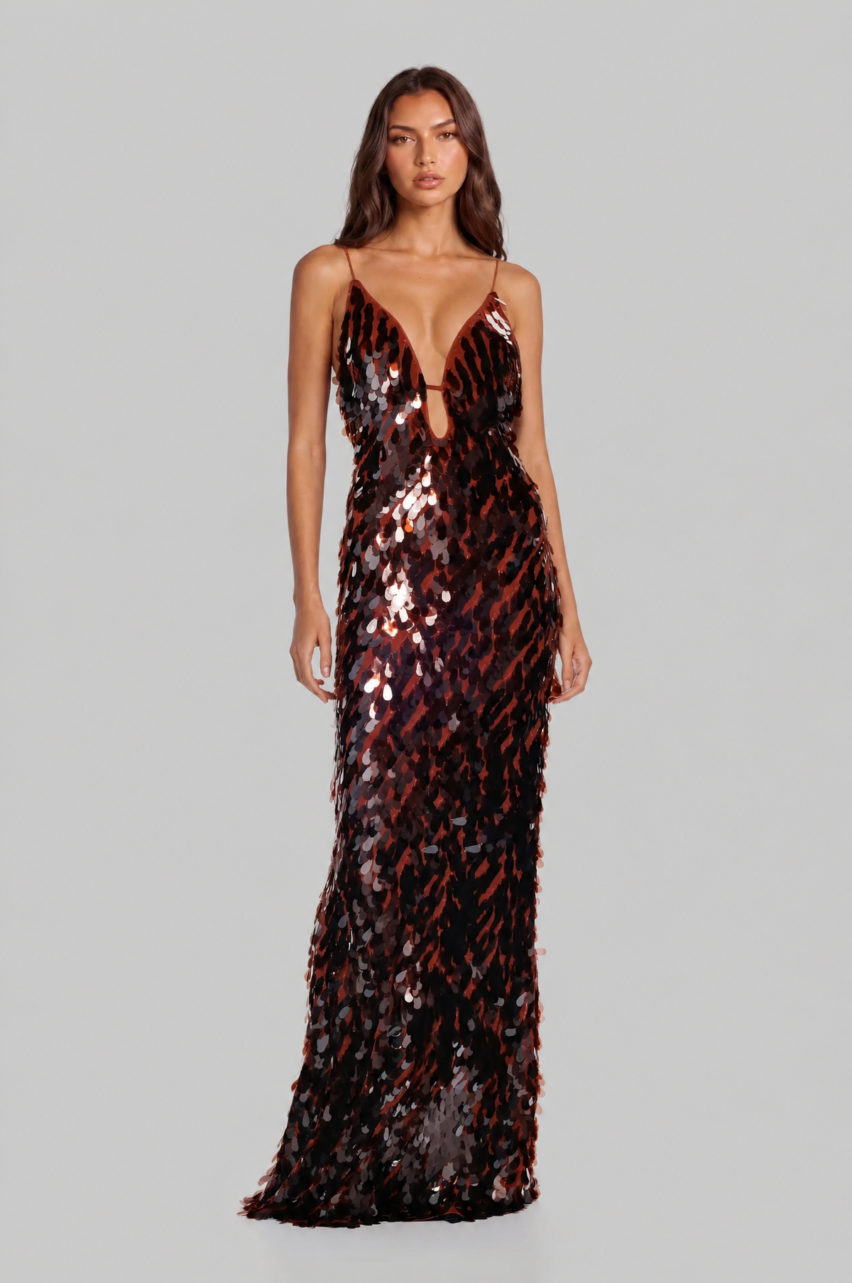 Teardrop Sequin Maxi Dress Audrey Calvero