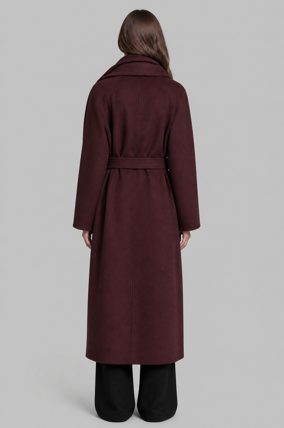 Abella Scarf Trench Coat Audrey Calvero