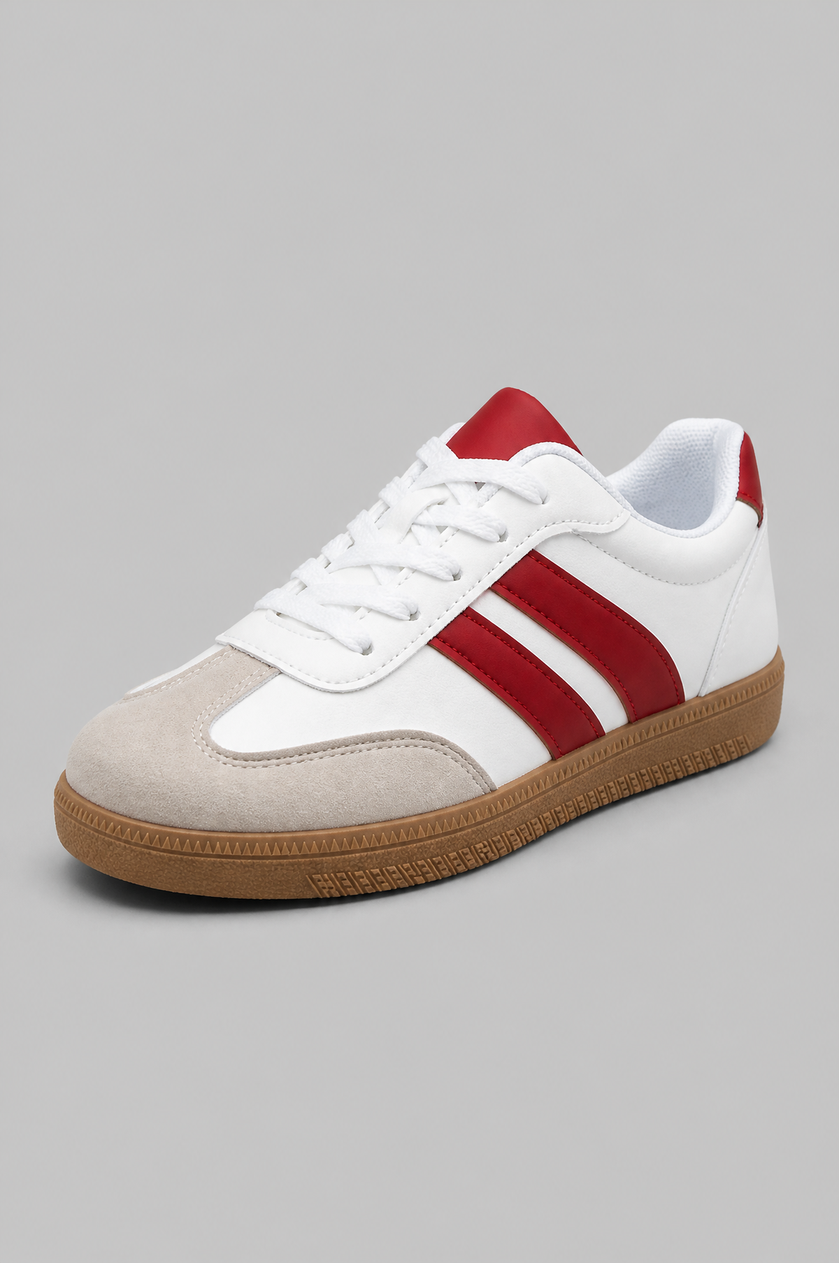 Retro Low Top Trainers with Side Stripes Noor Laurent