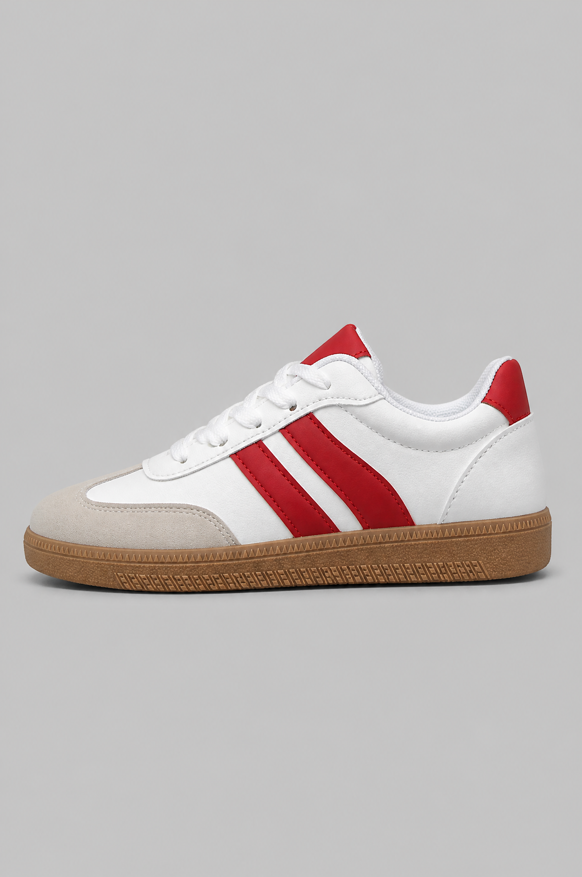 Retro Low Top Trainers with Side Stripes Noor Laurent