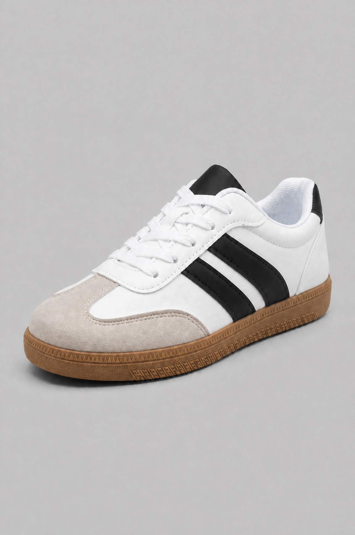 Retro Low Top Trainers with Side Stripes Noor Laurent