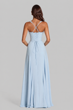 Sweetheart Maxi Dress with Lace Up Back Audrey Calvero